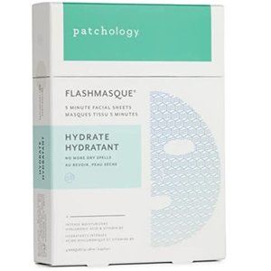 Patchology FlashMasque Milk Peel Exfoliant 5-minute Sheet Masks [4 Masks] NEW